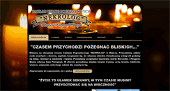 Desktop Screenshot of nekrolog.ns48.pl