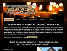 Tablet Screenshot of nekrolog.ns48.pl
